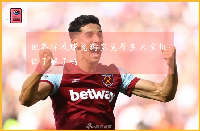 世界杯滚球竞猜究竟有多大玄机，你了解了吗